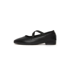 The Korner Kross Ballet Flats Black