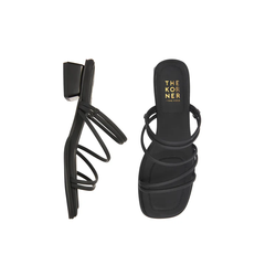 The Korner Kasual Sandals Black