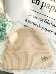 Peachii knit Beanie Beige EA9332