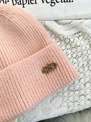 Peachii knit Beanie Pink EA9332