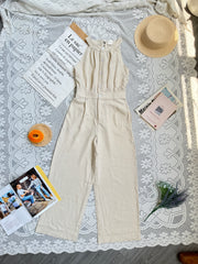 【買一送一】Peachii Back Strap Jacquard Jumpsuit  EA2399