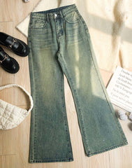 Peachii Casual flared jeans blue EA6023