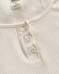 【買一送一】Peachii Ruffles Embroidered Base Shirts  BEIGE EA1262