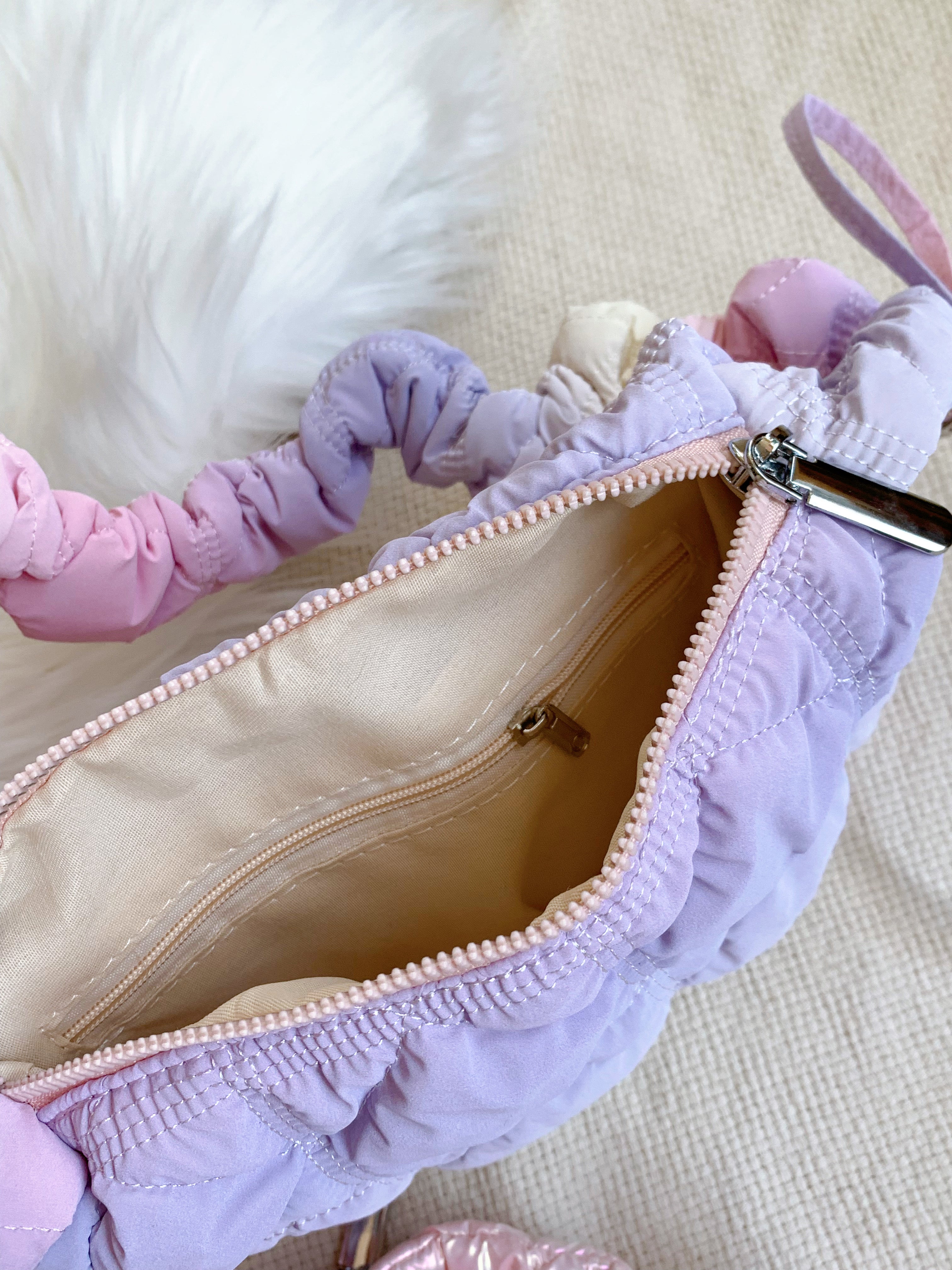 Peachii Drawstring crossbody bag purple EA9035